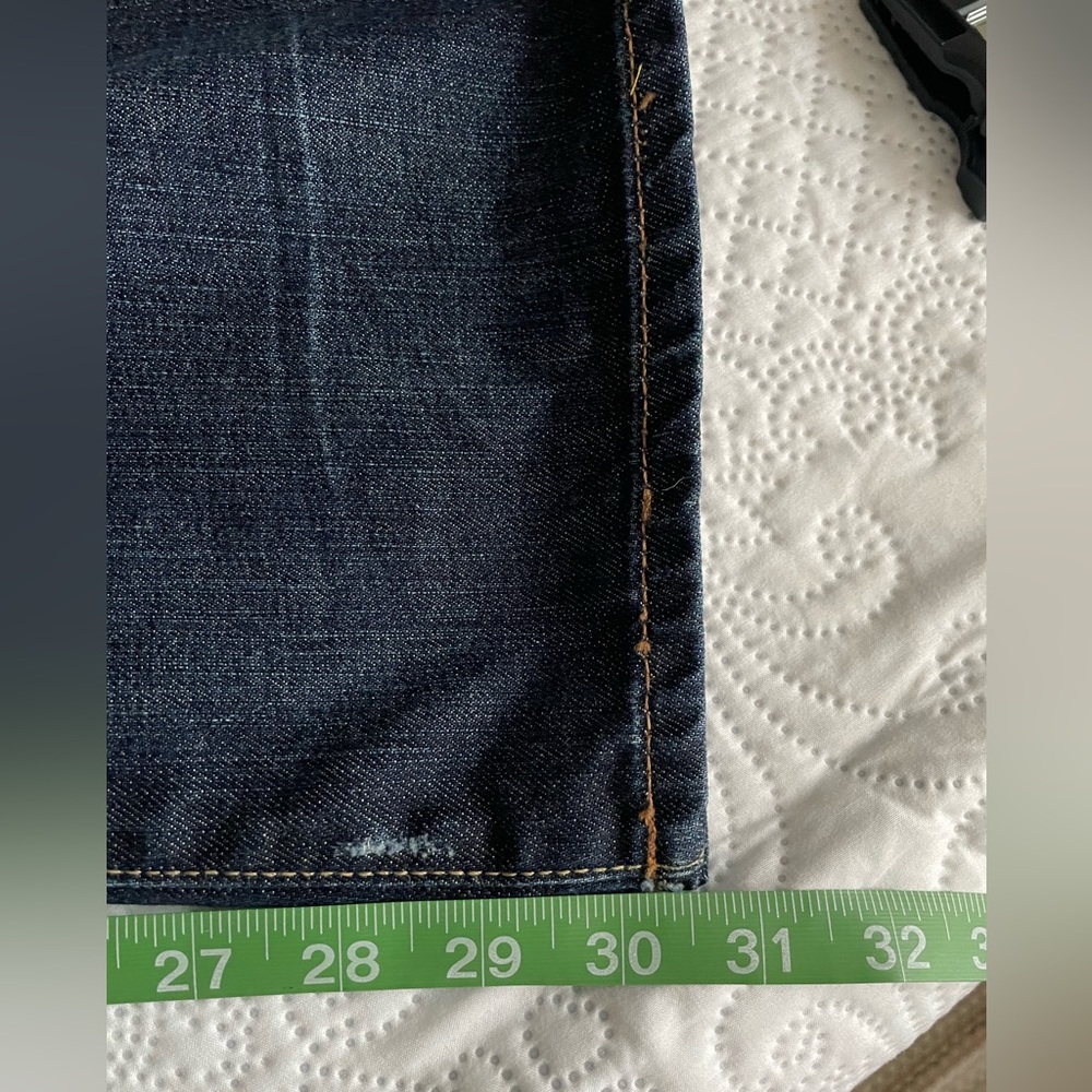 Lucky Brand LIL Maggie Low Rise flare leg Distressed Jeans. $20 OBO Size 16/33 - Picture 2 of 11